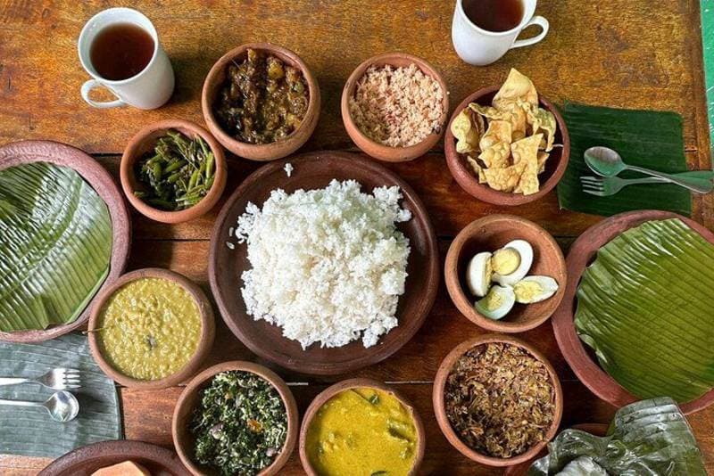 Organic Cooking in Sigiriya Sri Lanka